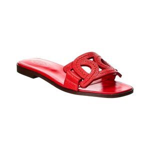 Tod’S Leather Sandal, Red